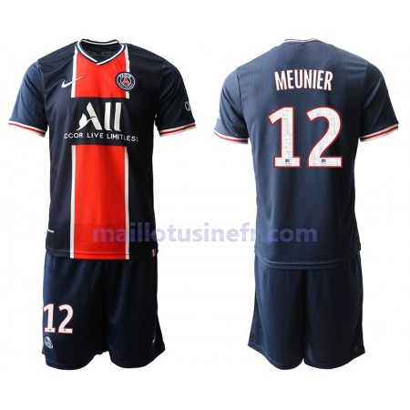 Maillot de Foot Paris Saint-Germain Thomas Meunier 12 Domicile 2020-21 - Enfant
